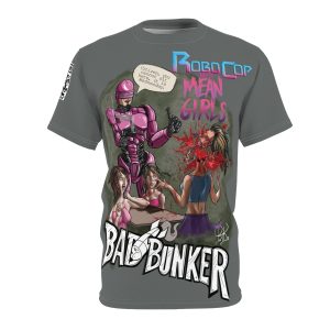 Robo mean girl. Tee art by Bam Kay