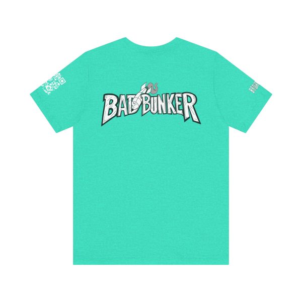 Bad Bunker Unisex Jersey Tee - Retro Graphic Tee - Image 34