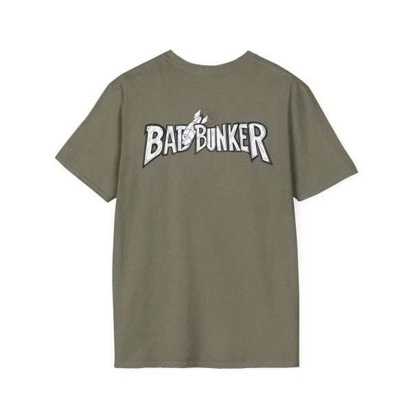 Bad Bunker logo Retro T-Shirt - Unisex Tee - Image 2