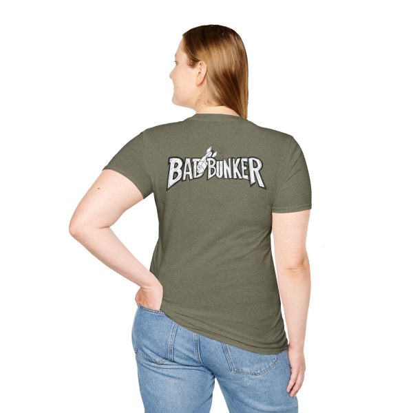 Bad Bunker logo Retro T-Shirt - Unisex Tee - Image 6