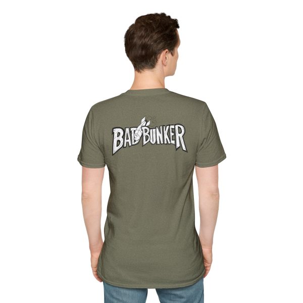 Bad Bunker logo Retro T-Shirt - Unisex Tee - Image 7