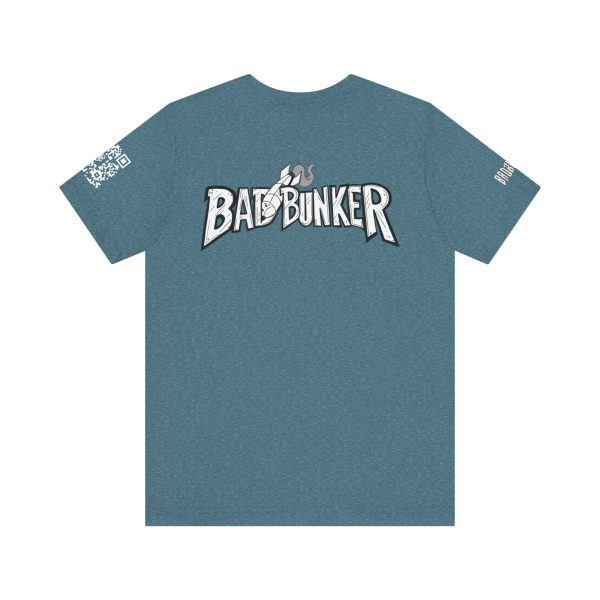 Bad Bunker Unisex Jersey Tee - Retro Graphic Tee - Image 40