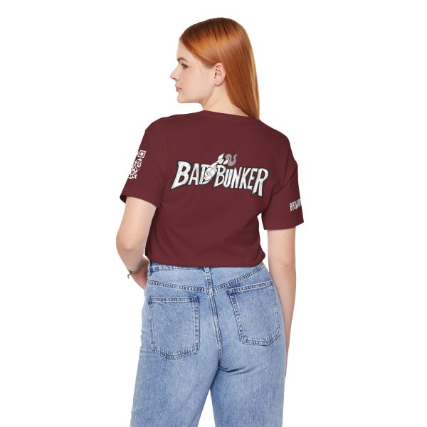 Bad Bunker Unisex Jersey Tee - Retro Graphic Tee - Image 49